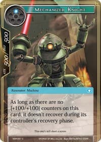 Mechanized Knight - New Dawn Rises - Force of Will card