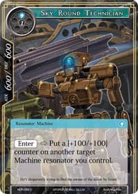 Sky Round Technician - New Dawn Rises - Force of Will card