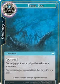 Thick Fog - New Dawn Rises - Force of Will card