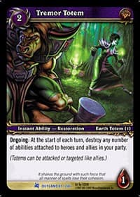 Tremor Totem - Fires of Outland - WoW card