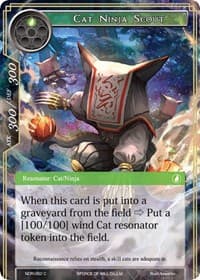 Cat Ninja Scout - New Dawn Rises - Force of Will card
