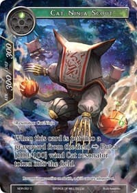 Cat Ninja Scout (Full Art) - New Dawn Rises - Force of Will card
