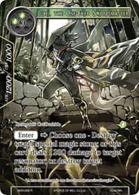 Jubei, the One-Eyed Swordsmaster (Full Art) - New Dawn Rises - Force of Will card