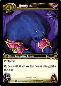 Hukkath - Fires of Outland - WoW card