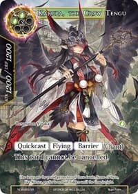 Karura, the Crow Tengu (Full Art) - New Dawn Rises - Force of Will card