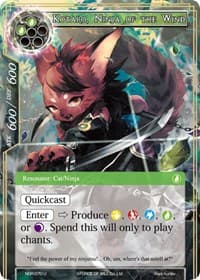 Kotaro, Ninja of the Wind - New Dawn Rises - Force of Will card
