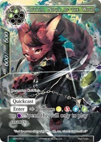 Kotaro, Ninja of the Wind (Full Art) - New Dawn Rises - Force of Will card