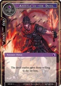 Apostle of the Devil - New Dawn Rises - Force of Will card