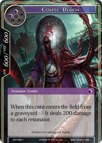 Corpse Demon - New Dawn Rises - Force of Will card