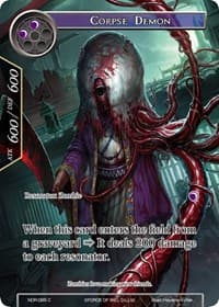 Corpse Demon (Full Art) - New Dawn Rises - Force of Will card