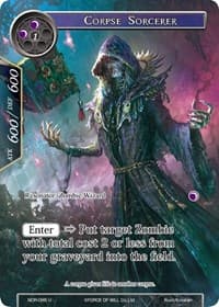 Corpse Sorcerer (Full Art) - New Dawn Rises - Force of Will card