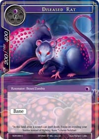 Diseased Rat - New Dawn Rises - Force of Will card