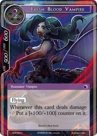 Fresh Blood Vampire - New Dawn Rises - Force of Will card