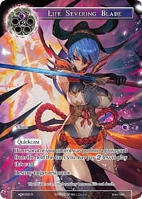 Life Severing Blade (Full Art) - New Dawn Rises - Force of Will card