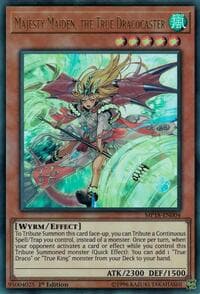 Majesty Maiden, the True Dracocaster - 2018 Mega-Tins Mega Pack - YuGiOh card