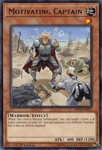 Motivating Captain - 2018 Mega-Tins Mega Pack - YuGiOh card