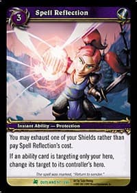 Spell Reflection - Fires of Outland - WoW card