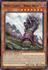 World Legacy - "World Armor" - 2018 Mega-Tins Mega Pack - YuGiOh card