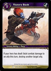 Victory Rush - Fires of Outland - WoW card