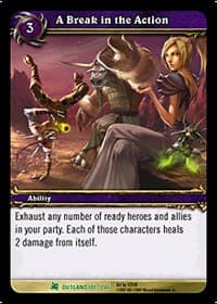 A Break in the Action - Fires of Outland - WoW card