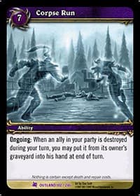 Corpse Run - Fires of Outland - WoW card