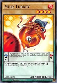 Mild Turkey - 2018 Mega-Tins Mega Pack - YuGiOh card