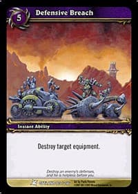 Defensive Breach - Fires of Outland - WoW card