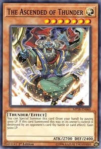 The Ascended of Thunder - 2018 Mega-Tins Mega Pack - YuGiOh card