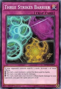 Three Strikes Barrier - 2018 Mega-Tins Mega Pack - YuGiOh card