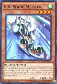 F.A. Sonic Meister - 2018 Mega-Tins Mega Pack - YuGiOh card