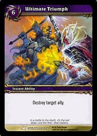 Ultimate Triumph - Fires of Outland - WoW card