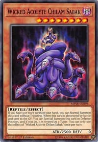 Wicked Acolyte Chilam Sabak - 2018 Mega-Tins Mega Pack - YuGiOh card