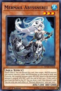 Mermail Abyssnerei - 2018 Mega-Tins Mega Pack - YuGiOh card