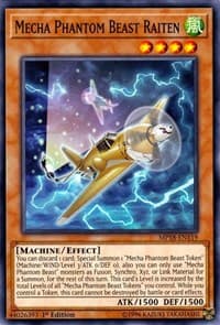 Mecha Phantom Beast Raiten - 2018 Mega-Tins Mega Pack - YuGiOh card