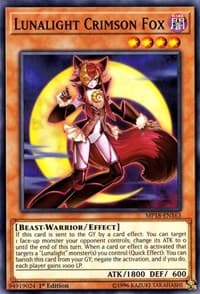 Lunalight Crimson Fox - 2018 Mega-Tins Mega Pack - YuGiOh card