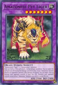 Amazoness Pet Liger - 2018 Mega-Tins Mega Pack - YuGiOh card