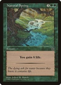 Natural Spring - Portal Second Age - Magic: The Gathering card