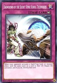 Showdown of the Secret Sense Scroll Techniques - 2018 Mega-Tins Mega Pack - YuGiOh card