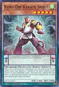Kuro-Obi Karate Spirit - 2018 Mega-Tins Mega Pack - YuGiOh card