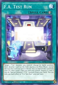 F.A. Test Run - 2018 Mega-Tins Mega Pack - YuGiOh card