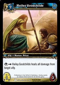 Hailey Goodchilde - Fires of Outland - WoW card
