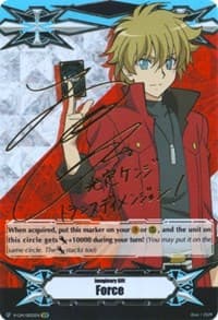 Imaginary Gift [Force] - Kenji Mitsusada (Hot Stamped) - Gift Markers - Cardfight Vanguard card