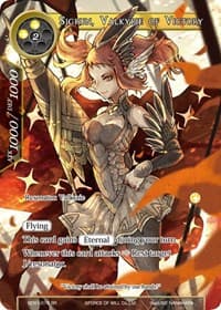 Sigrun, Valkyrie of Victory - Valhalla Cluster Starter Deck - Force of Will card