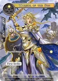 Warrior of the Sun - Valhalla Cluster Starter Deck - Force of Will card