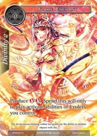 Flame Enchant - Valhalla Cluster Starter Deck - Force of Will card