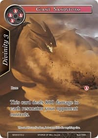 Giant Sandstorm - Valhalla Cluster Starter Deck - Force of Will card