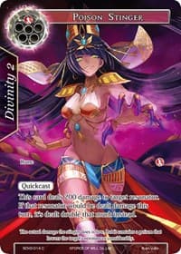 Poison Stinger - Valhalla Cluster Starter Deck - Force of Will card