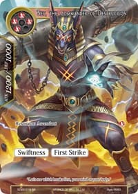 Set, the Commander of Destruction - Valhalla Cluster Starter Deck - Force of Will card
