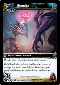 Miandra - Fires of Outland - WoW card