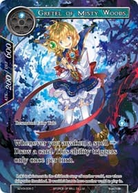 Gretel of Misty Woods - Valhalla Cluster Starter Deck - Force of Will card